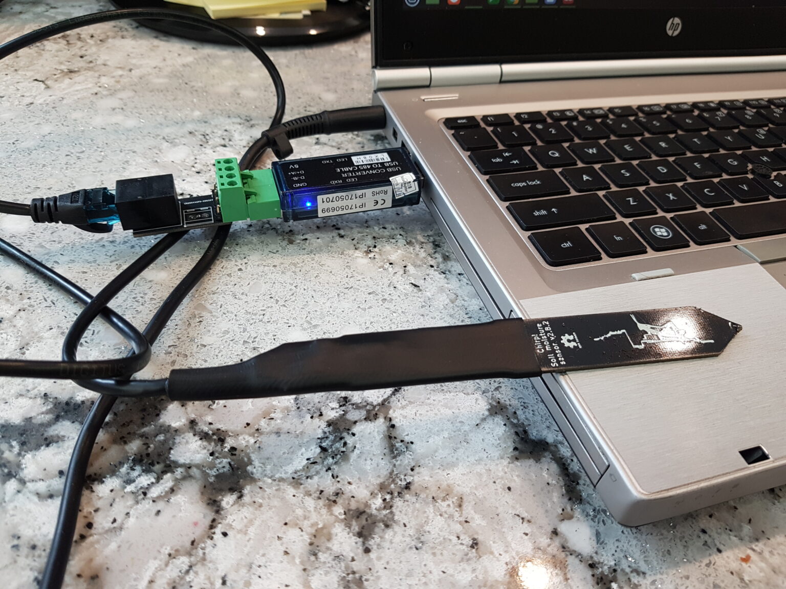 Accessing the Catnip Electronics RS485 Modbus Moisture Sensor using